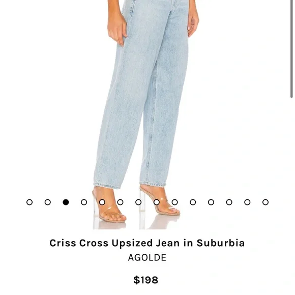 Agolde Criss Cross Jeans